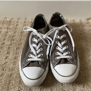 Brown /Gray Converse Sneakers Sz 10